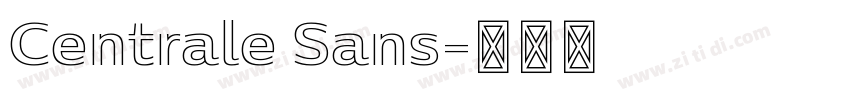 Centrale Sans字体转换